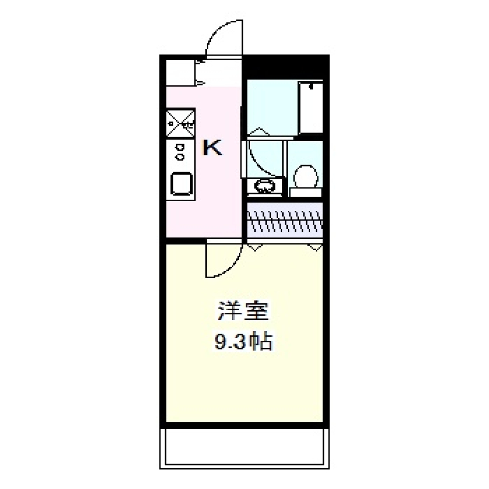 シャトレジョージタウン　103号室の間取り図