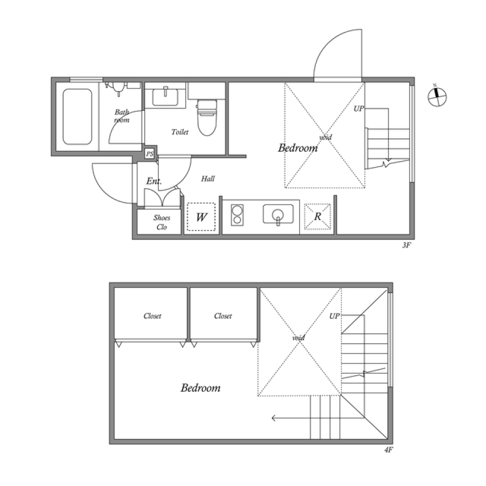 ＰＡＳＥＯ新宿三丁目Ⅱ　0302号室の間取り図