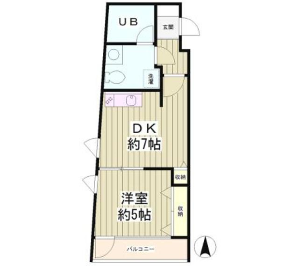Ｂｅｌｌ南青山　301号室の間取り図