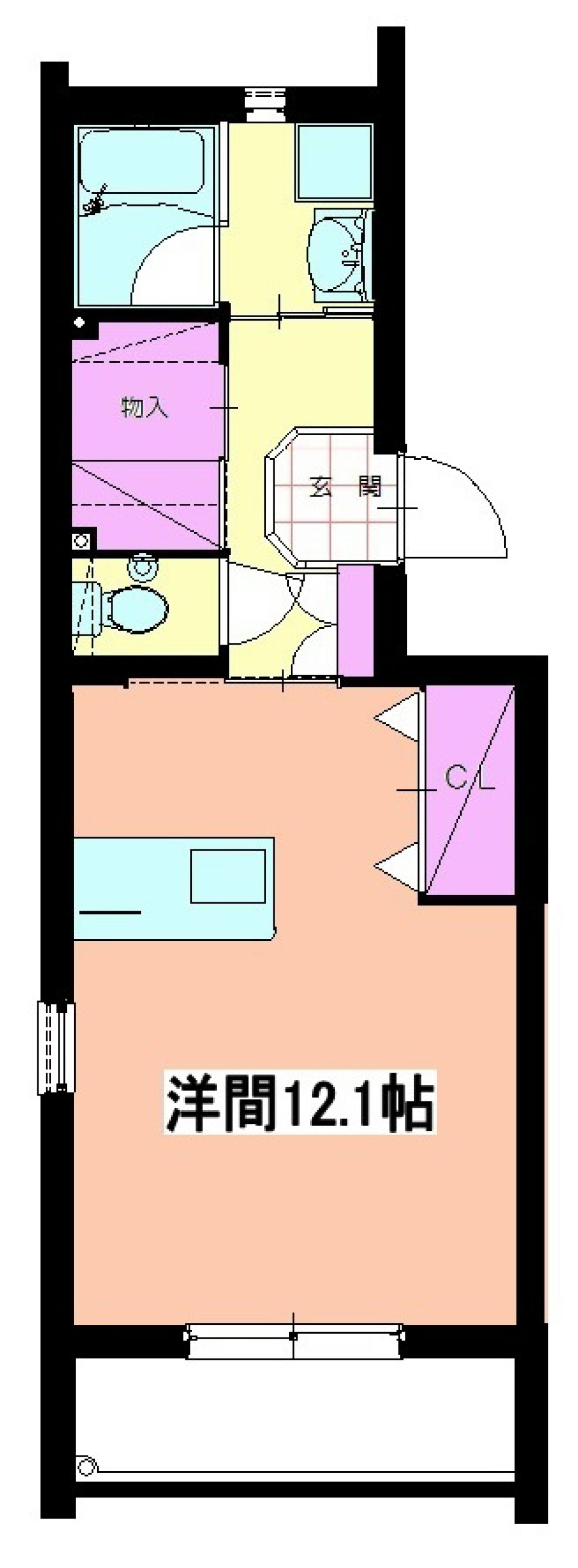 朱色に彩る大人な暮らしの間取り図