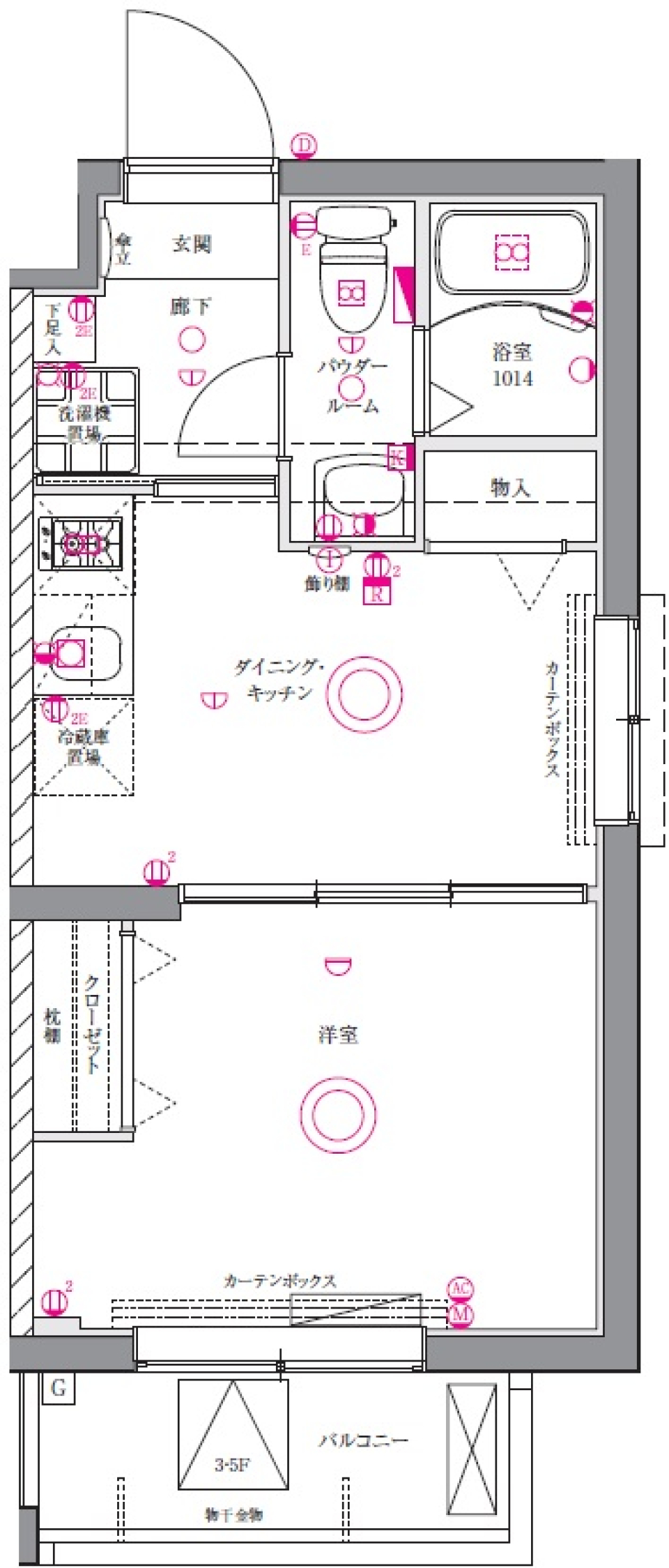 ユリカロゼAZ墨田イースト　302号室［ペット可］［新築］の間取り図