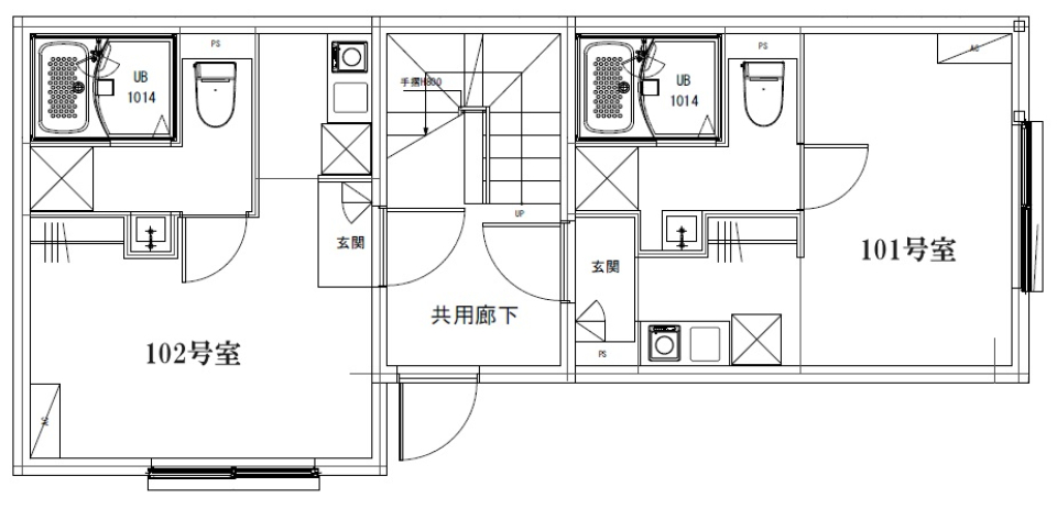 Luce町屋　101号室［新築］の間取り図