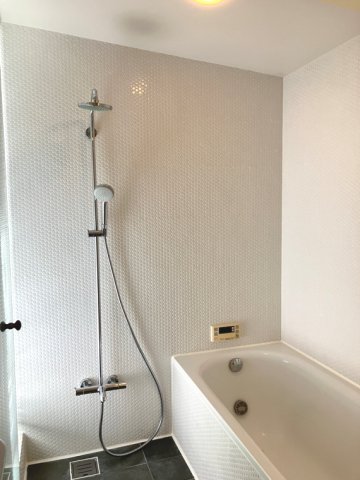 お風呂はちょっと海外風。長風呂したくなりますね。