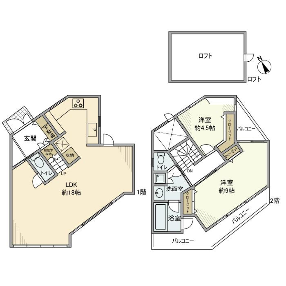心穏やかな毎日をの間取り図