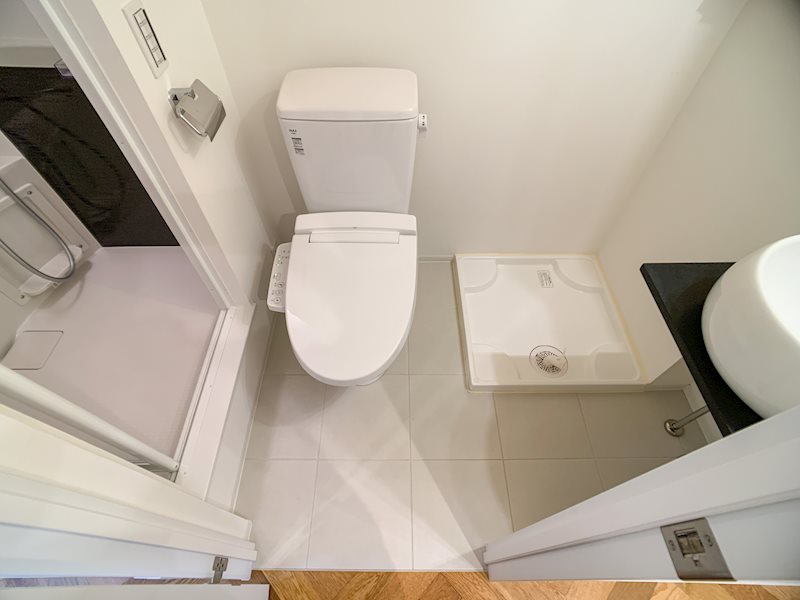 サニタリールームはコンパクトです