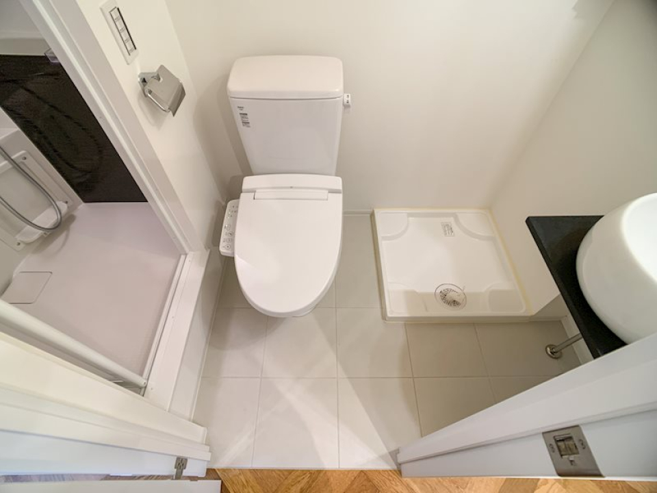 サニタリールームはコンパクトです