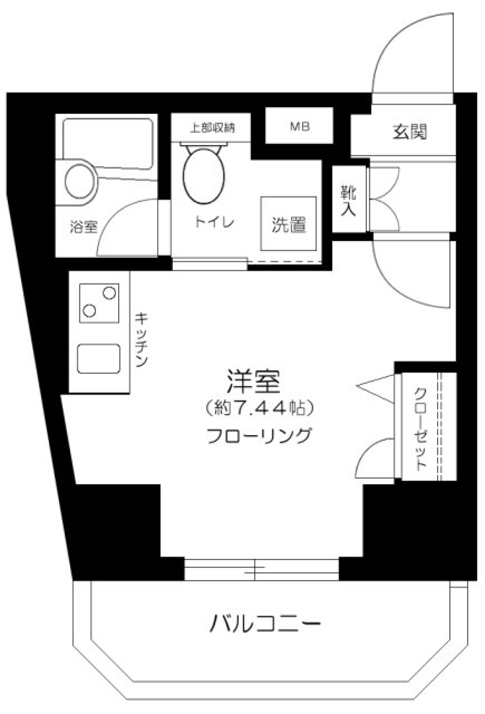 レガリアタワーレジデンス　803号室の間取り図