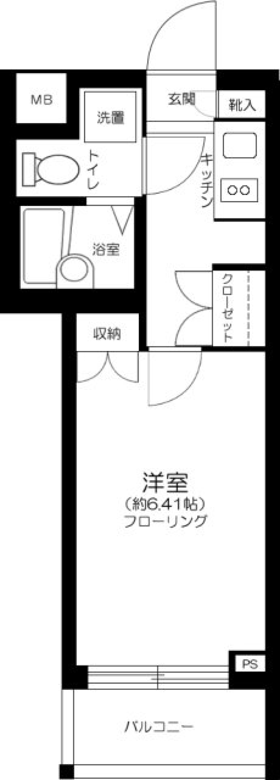 ビバリーホームズ五反田　108号室の間取り図