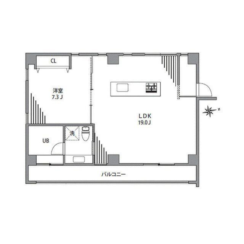 グランバリュー三田　1001号室の間取り図