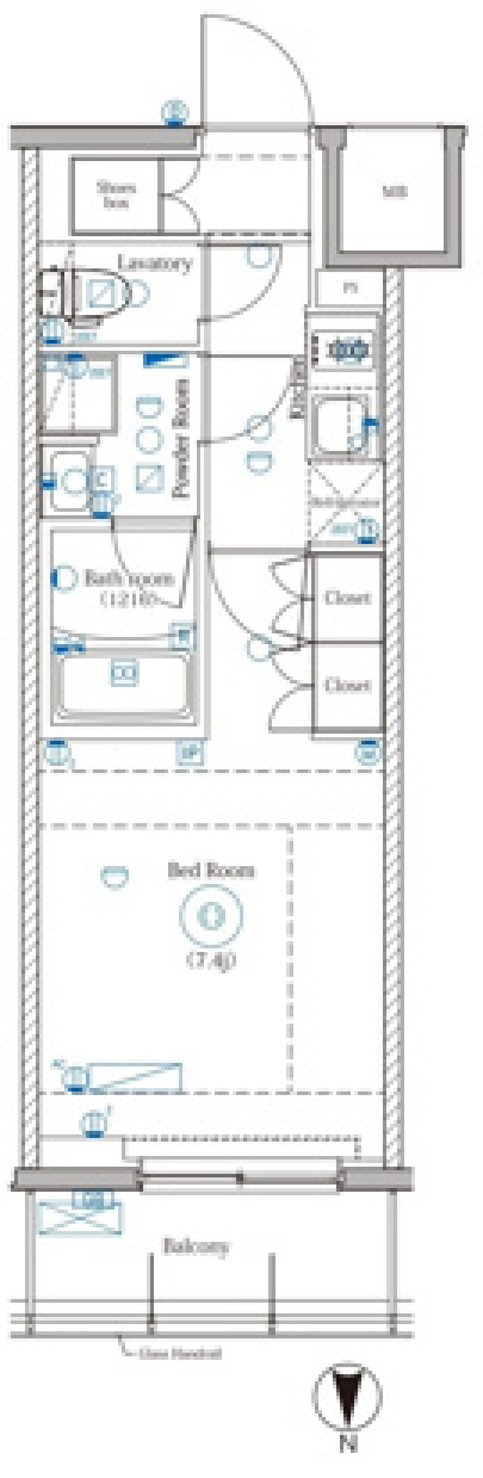 DIPS野方RESIDENCE　604号室［ペット可］の間取り図