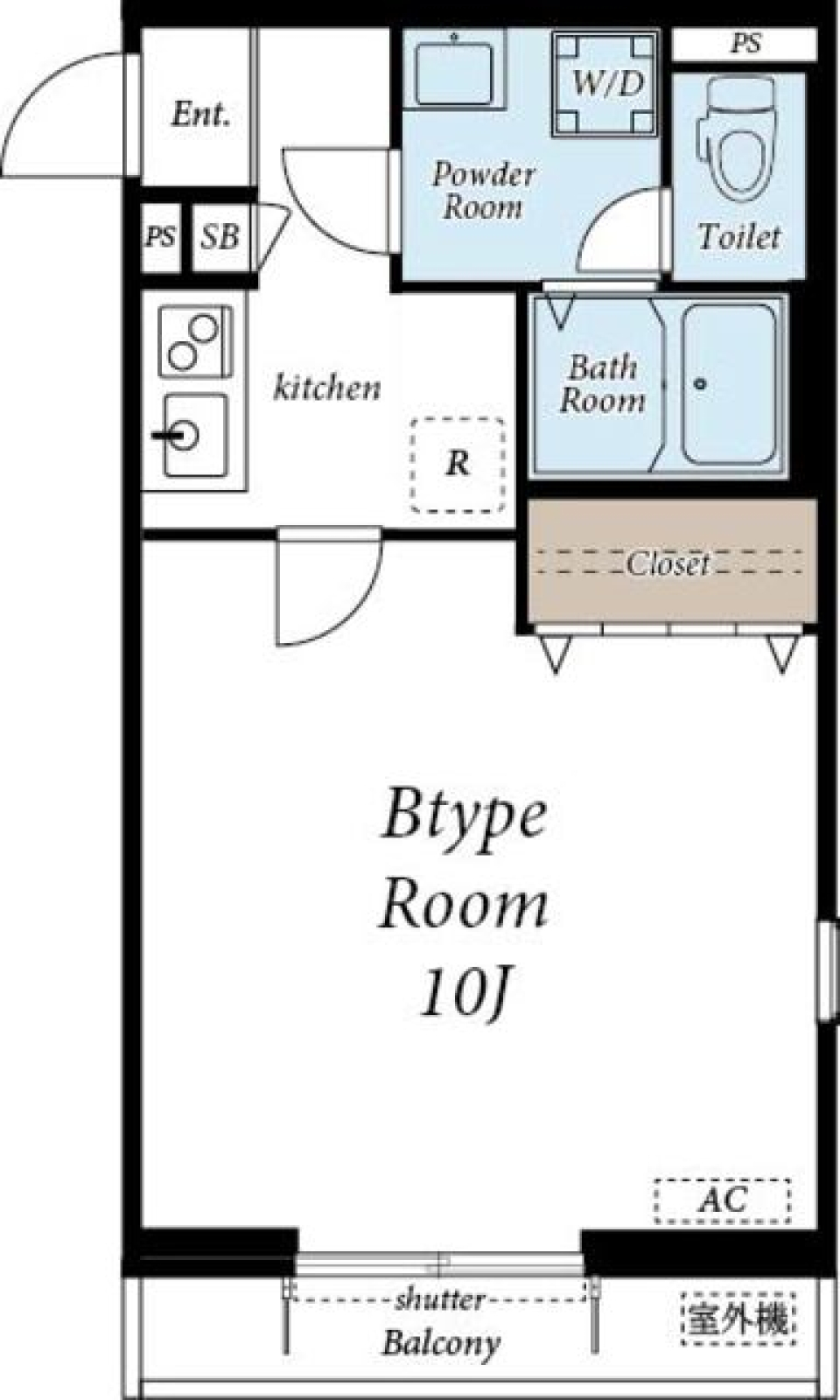 Ｌｕｎｏｎ　Ａｍｏｕｒ　306号室の間取り図