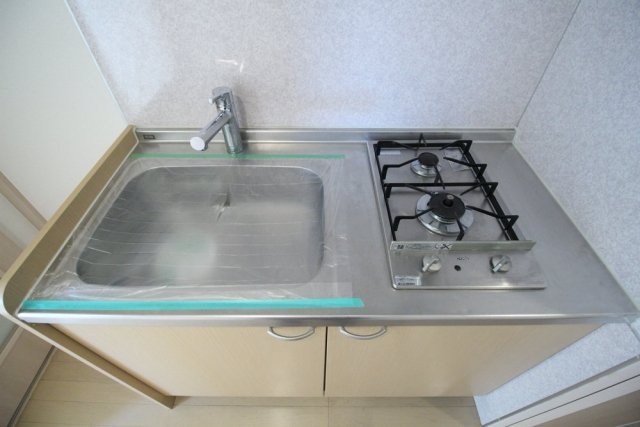 システムキッチン（2口ガスコンロ）