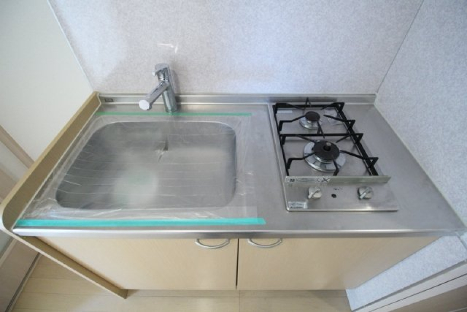 システムキッチン（2口ガスコンロ）