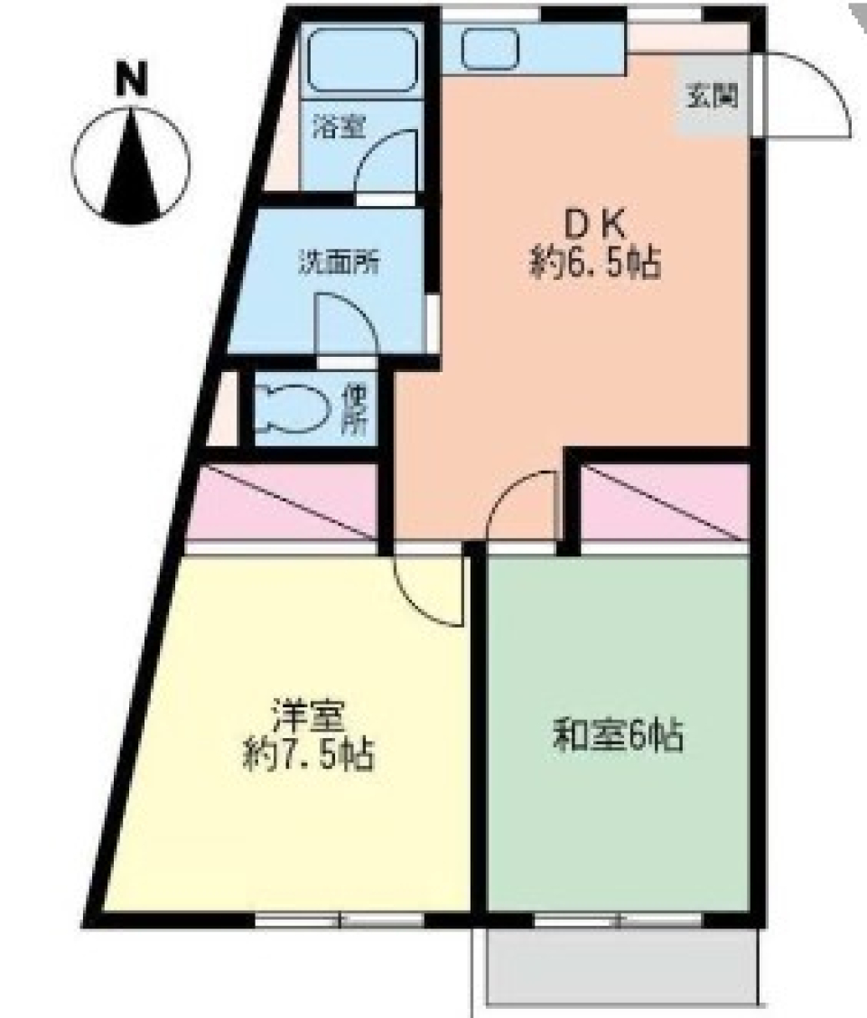 下目黒ハウス　303号室の間取り図