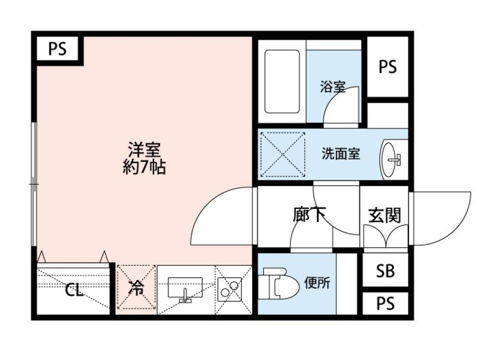 LEGALAND白山の間取り図