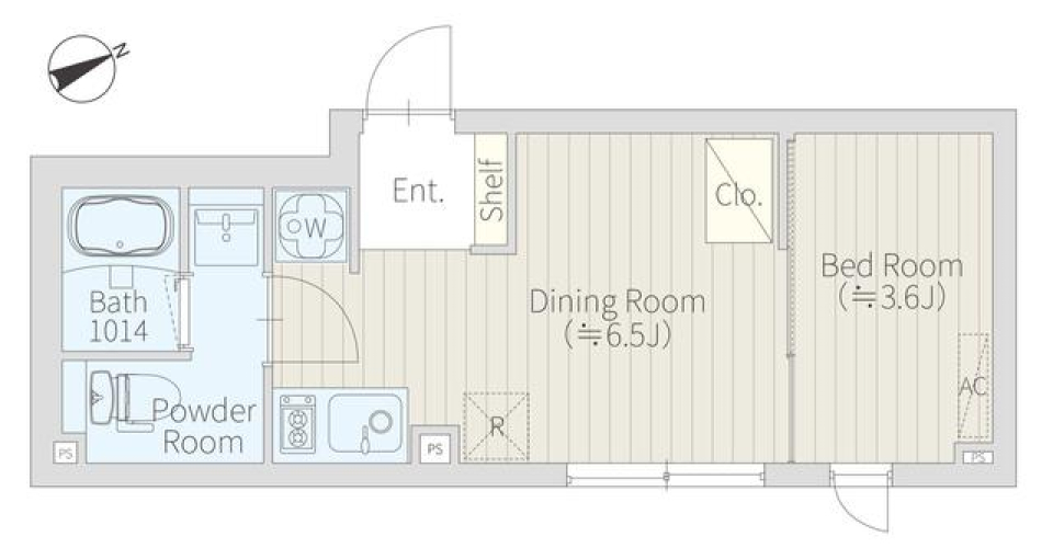 ＦＩＲＭ西新宿　302号室の間取り図