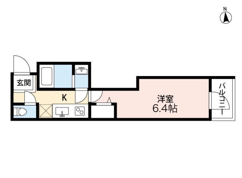 シャッツクヴェレ神楽坂　102号室の間取り図