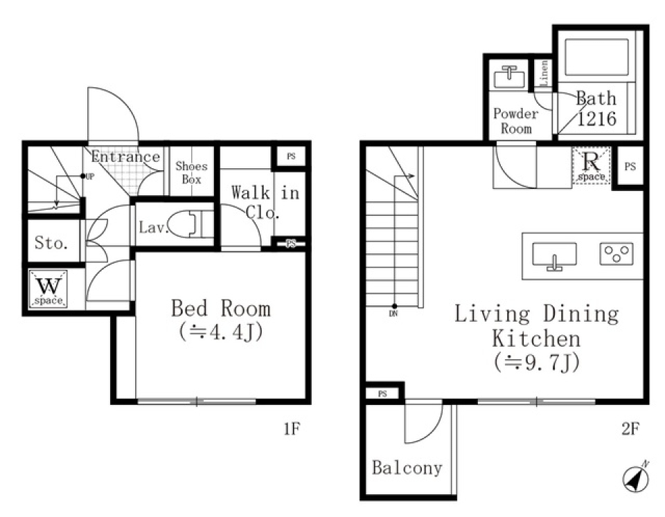 ＡＳＴＩＬＥ碑文谷　101号室［新築］の間取り図