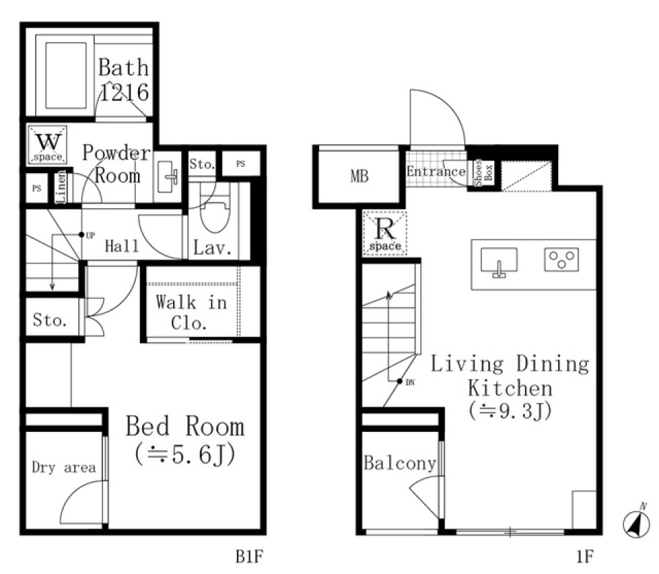 ＡＳＴＩＬＥ碑文谷　105号室［新築］の間取り図