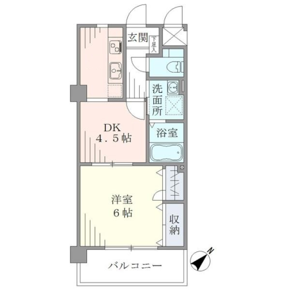 ベルメゾン瑞江　305号室の間取り図