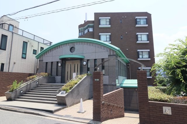 存在感のある建物です。