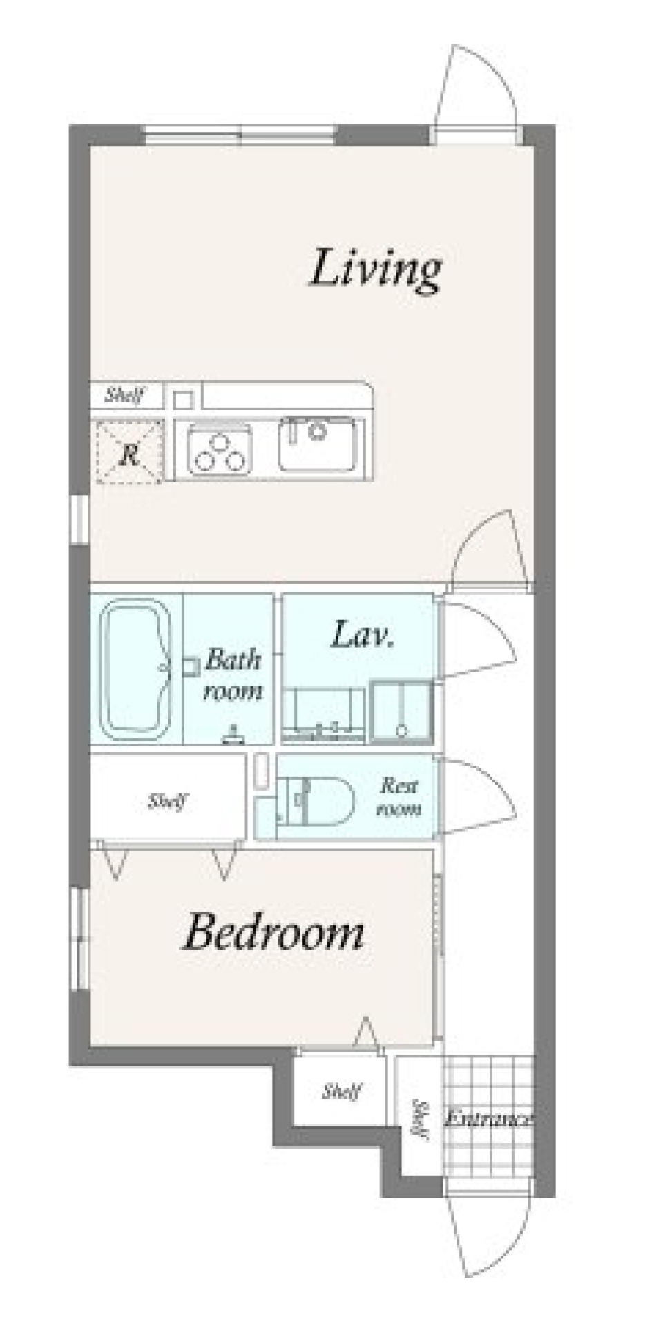 ＧＲＡＮ ＰＡＳＥＯ等々力　401号室［新築］の間取り図