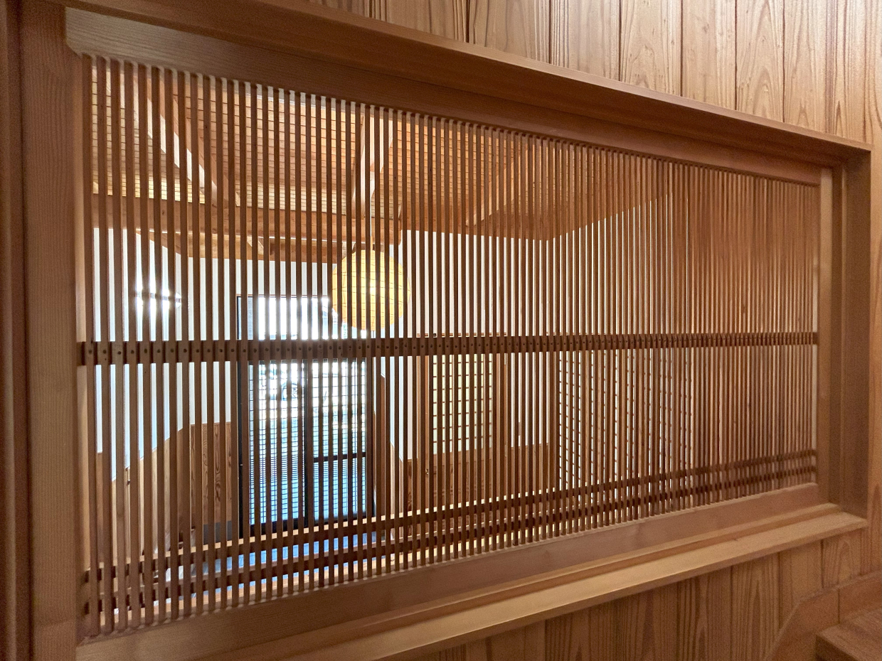 こういった建具の細工も素敵です。