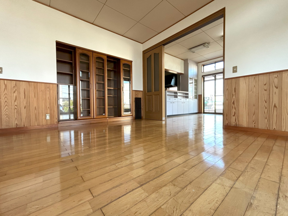 引き戸を開けて、LDKと繋げてもGOOD！