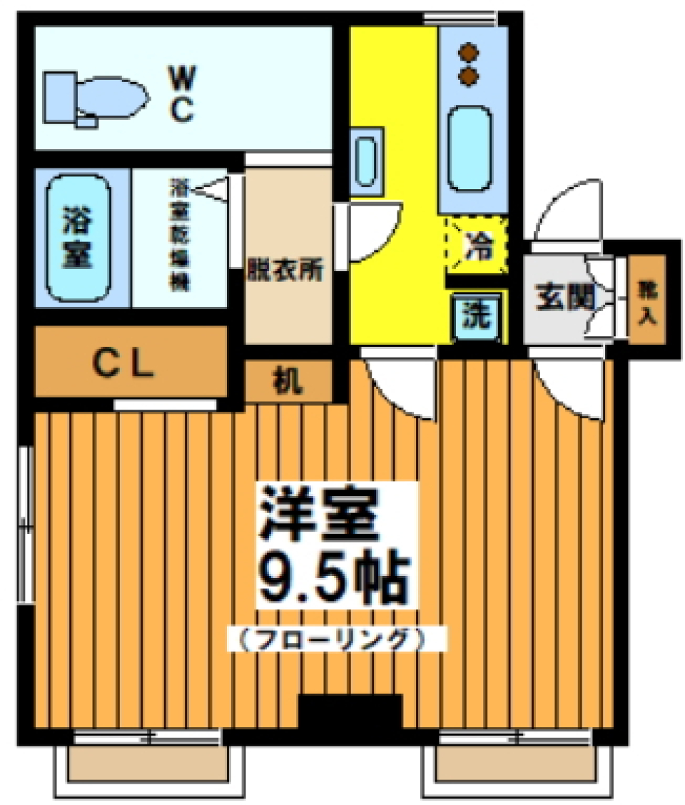 三幸レジデンス　603号室の間取り図
