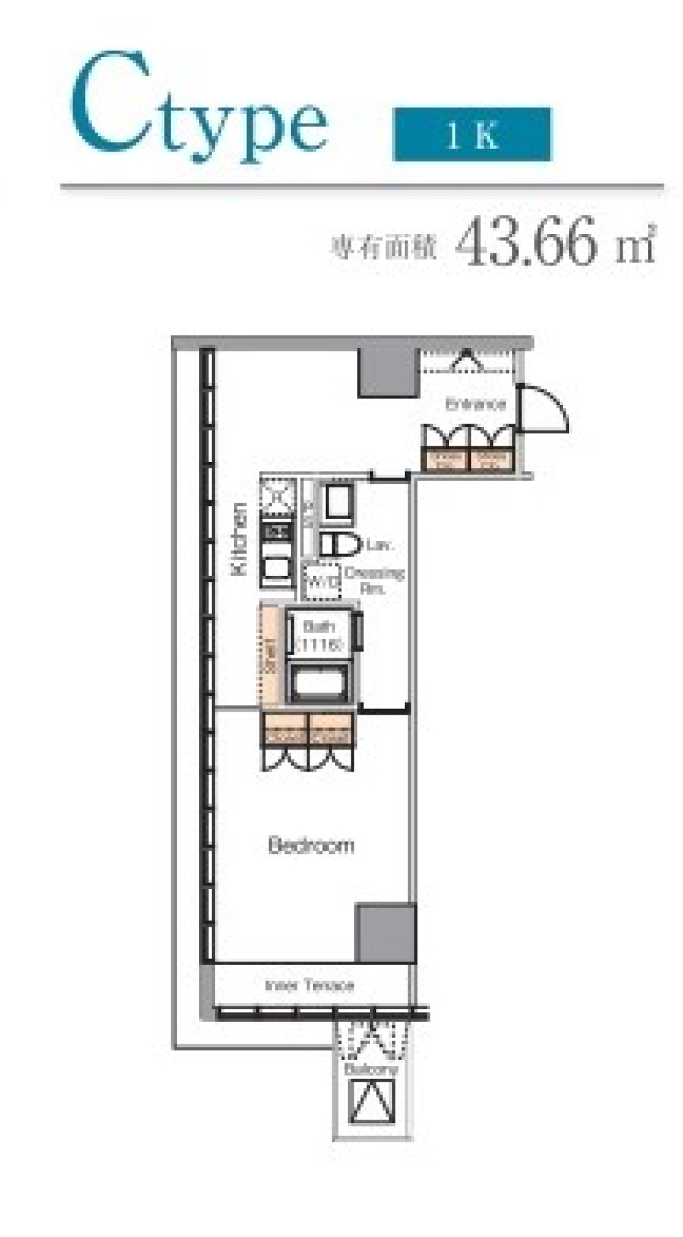 I LIVE FOREST 301［ペット可］の間取り図