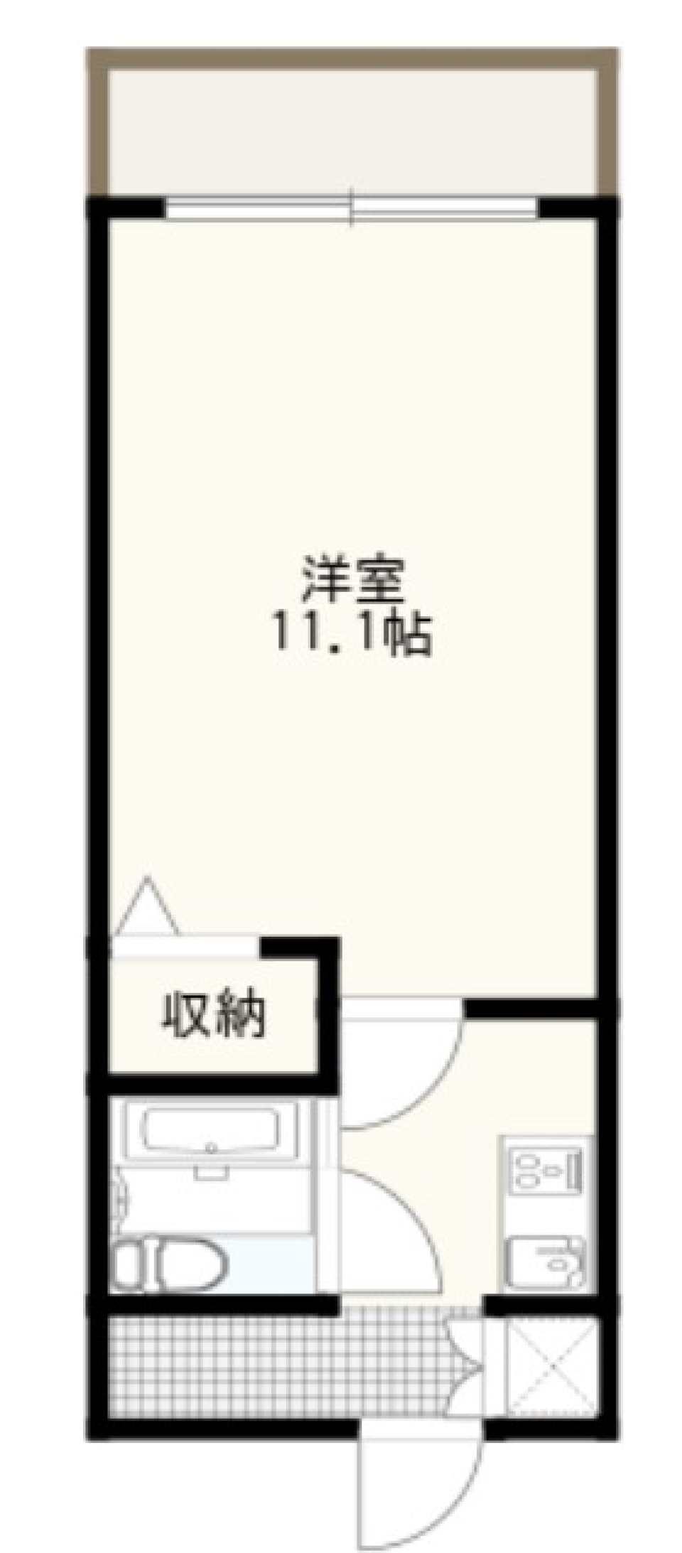 ニューカーサ麻布　503号室の間取り図