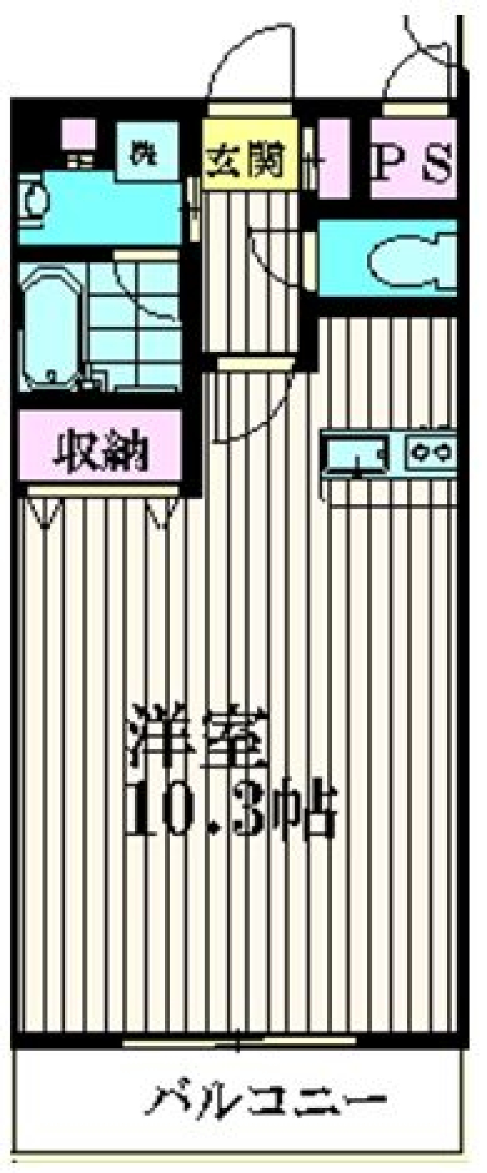 檀BLDⅢ　202号室の間取り図