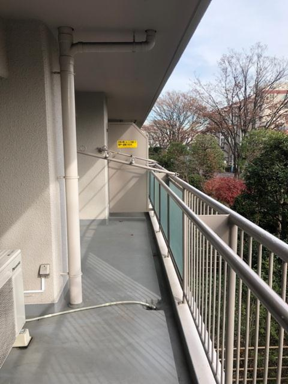 ベランダもひろびろ使えそう！