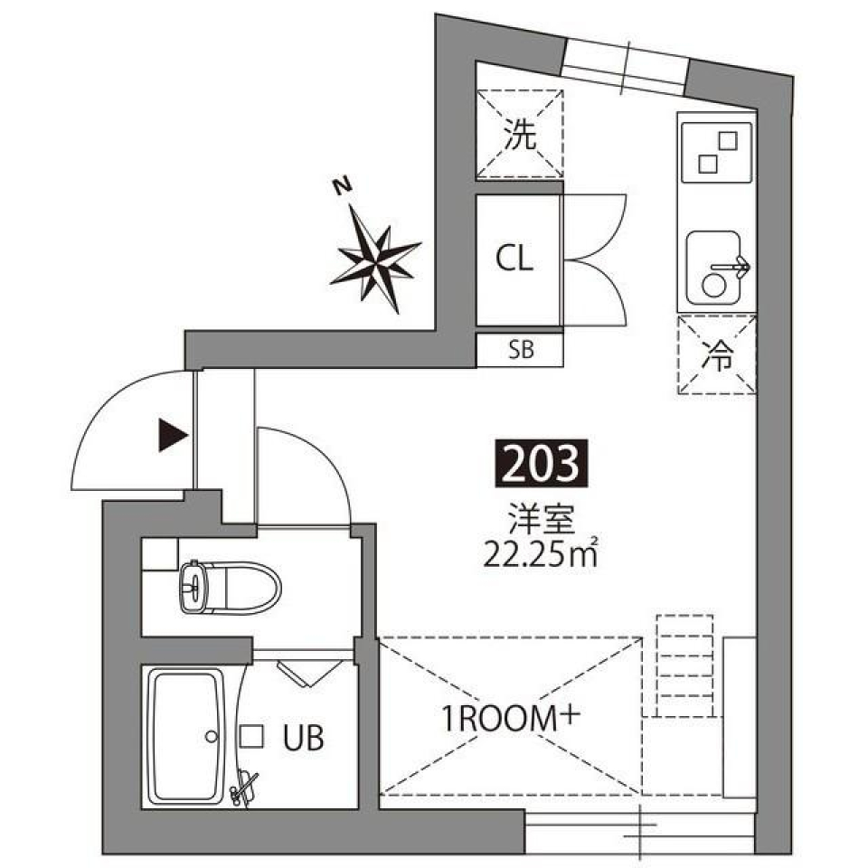 はじめての吉祥寺暮らしの間取り図