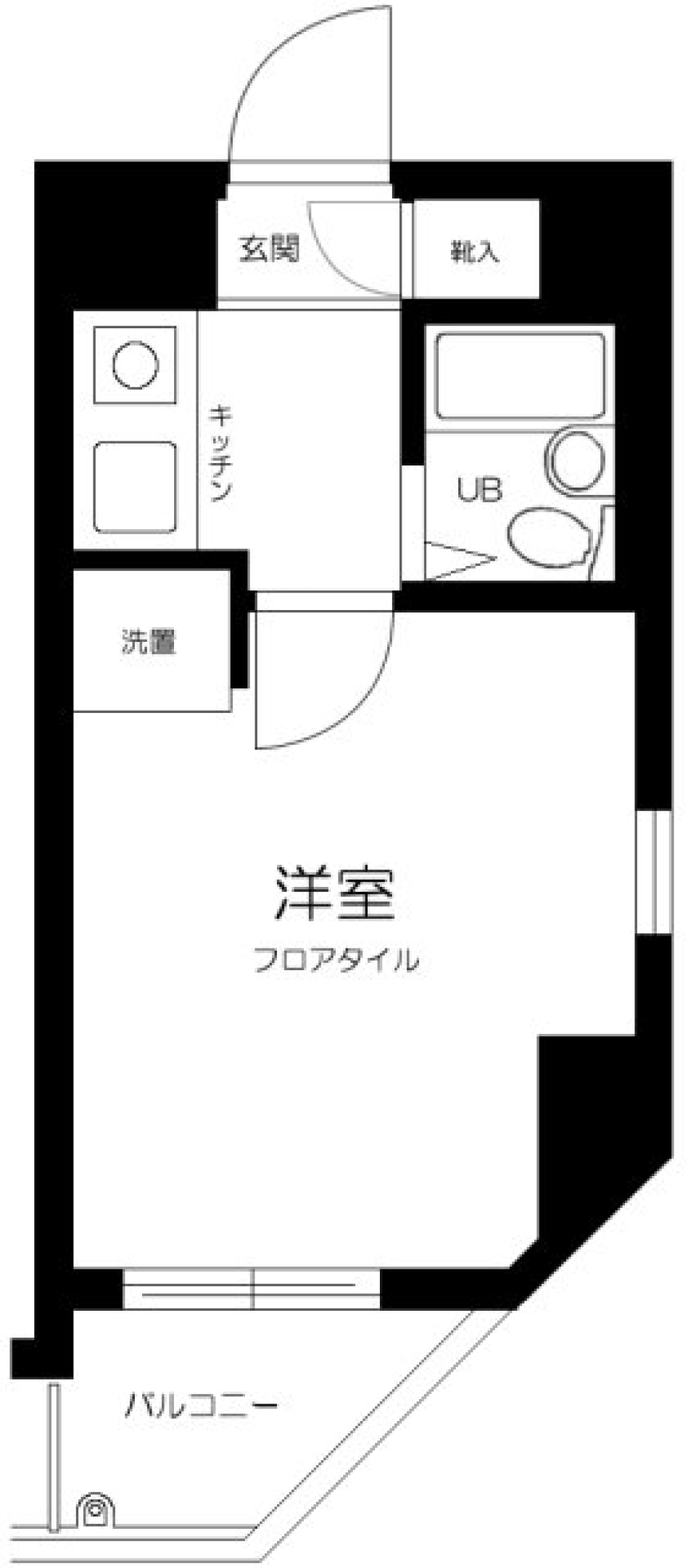 パレ･ドールアイディ大森　303号室の間取り図