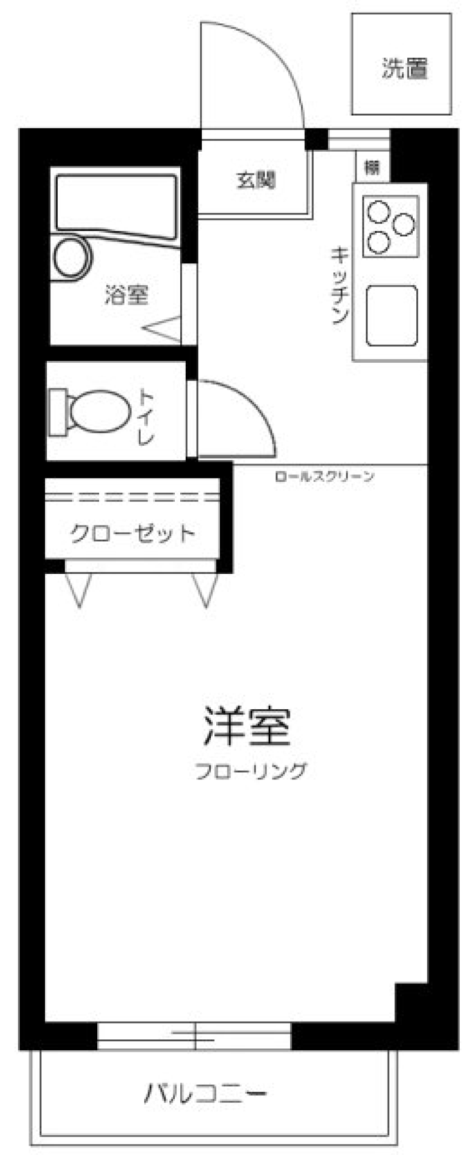 ミヤハイツ　202号室の間取り図