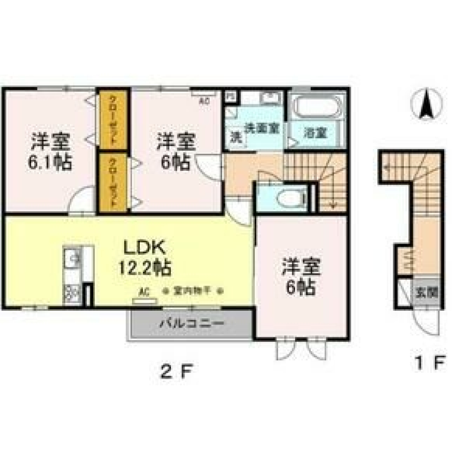 家族との生活に彩りをの間取り図
