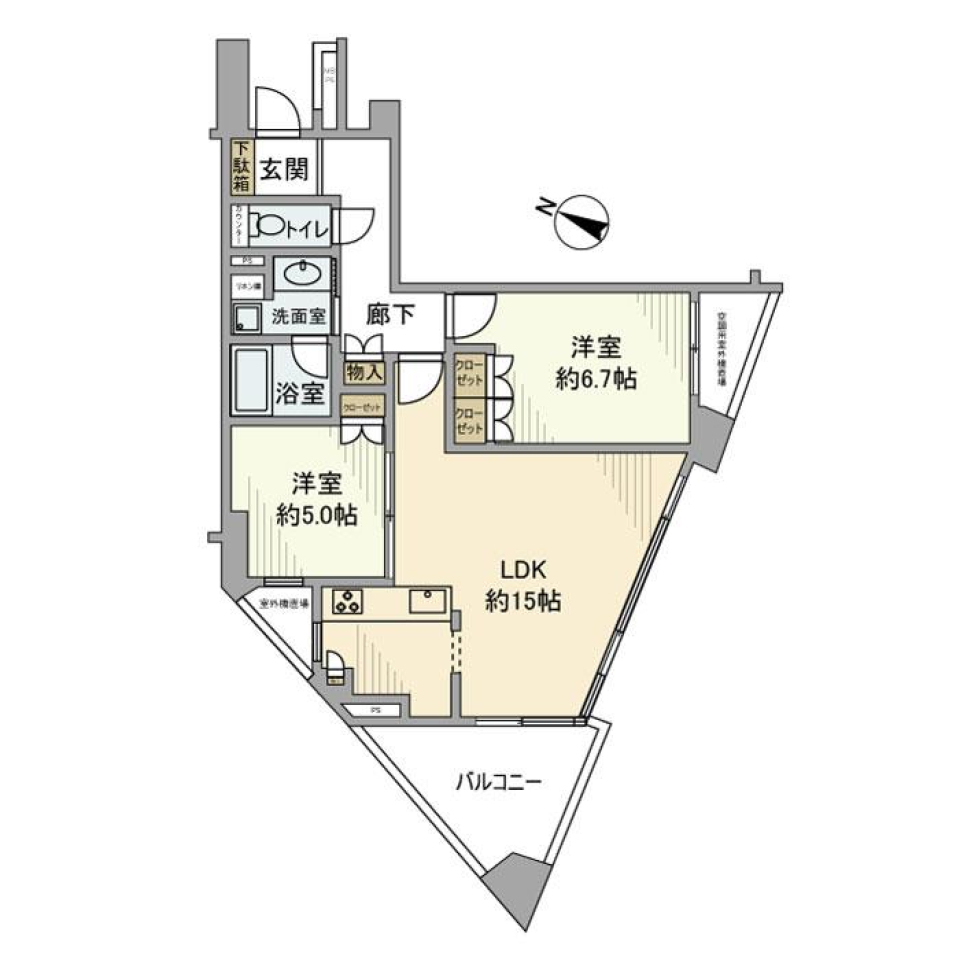 クリオ目白台壱番館　402号室の間取り図