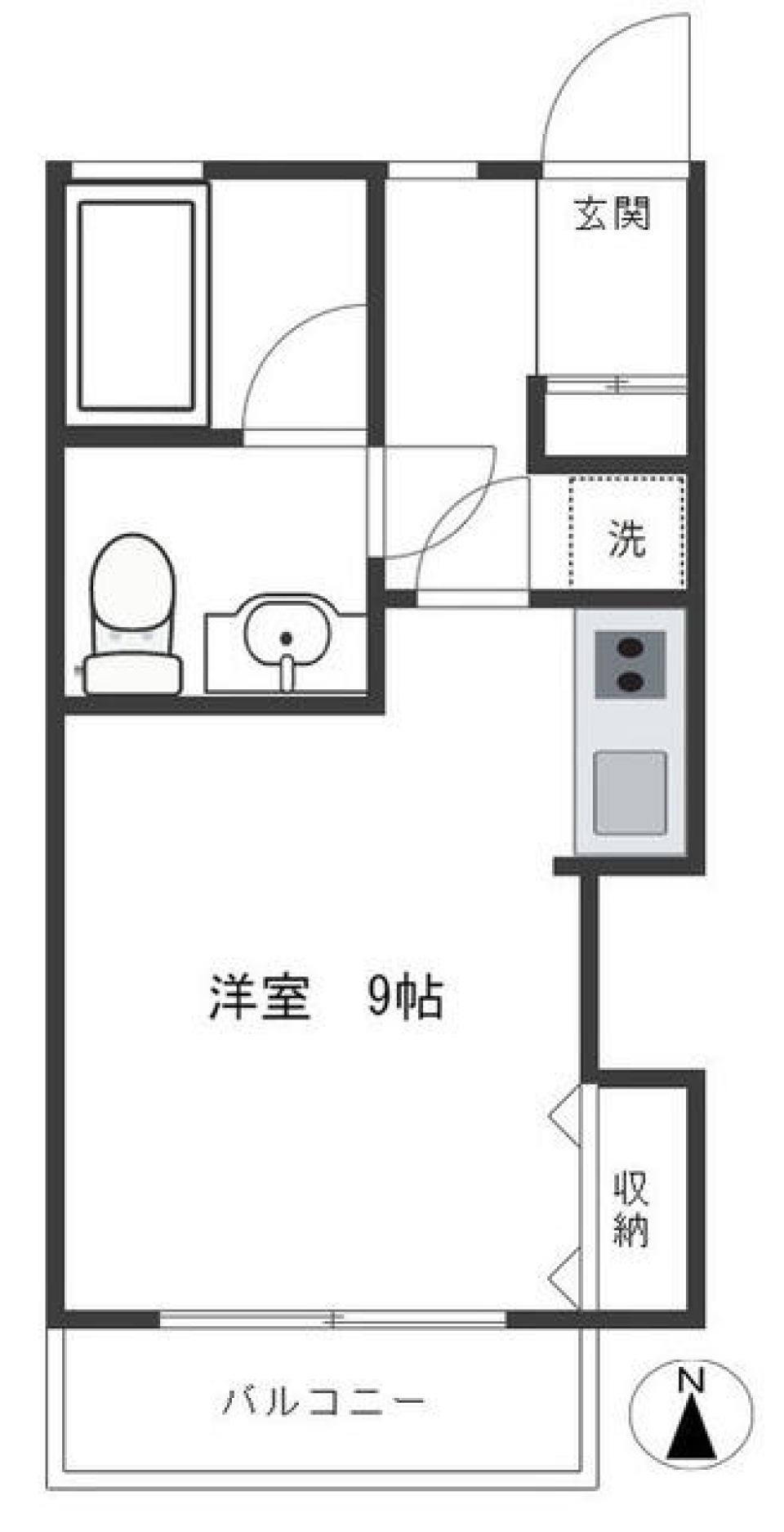 ベルドリームⅡ　102号室の間取り図