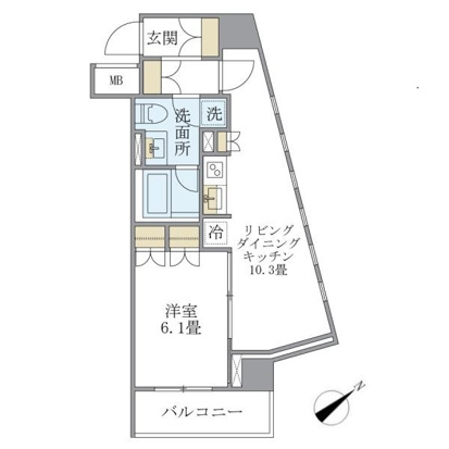 LDKは台型なんです。