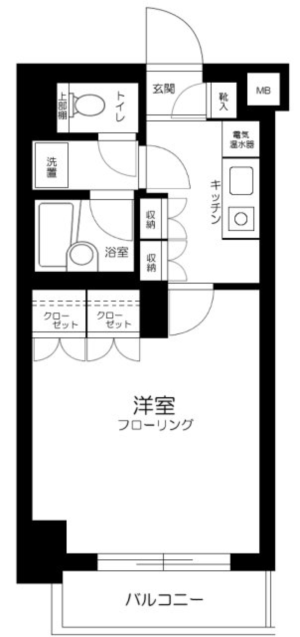 菱和パレス上馬　407号室の間取り図
