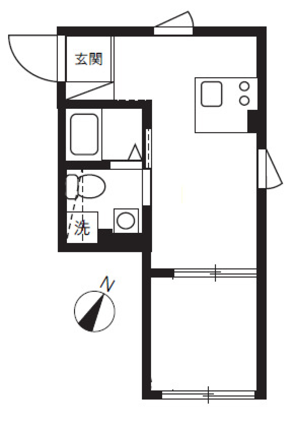 アピチェ田園調布　101号室［新築］の間取り図