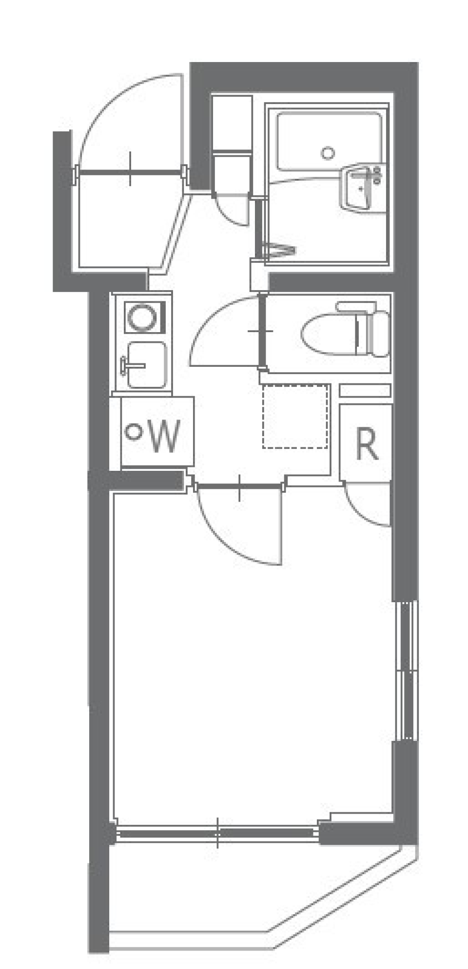 ブロッサムテラス池上　101号室の間取り図
