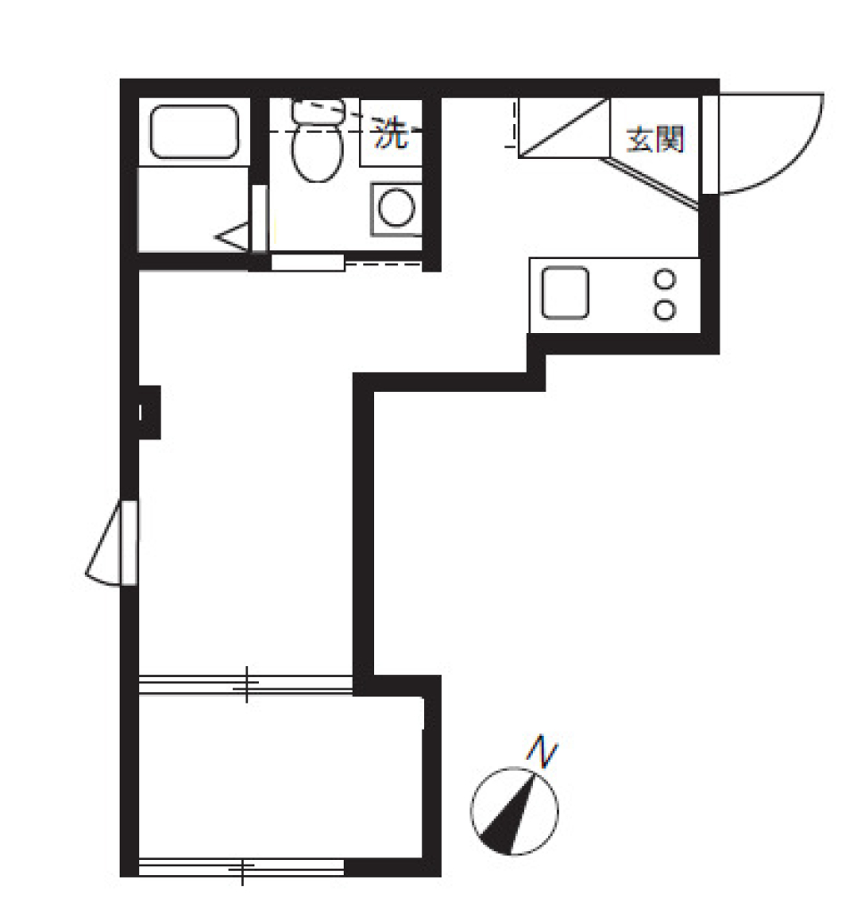 アピチェ田園調布 0105号室［新築］の間取り図
