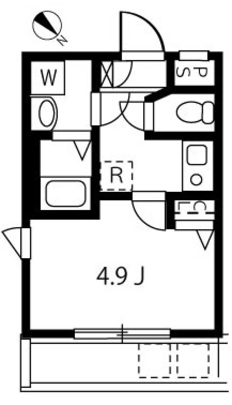 ブロッサムテラス滝野川　301号室の間取り図