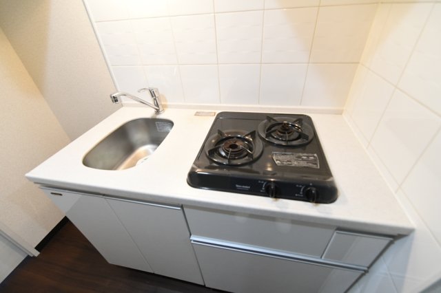 システムキッチン（2口ガスコンロ）