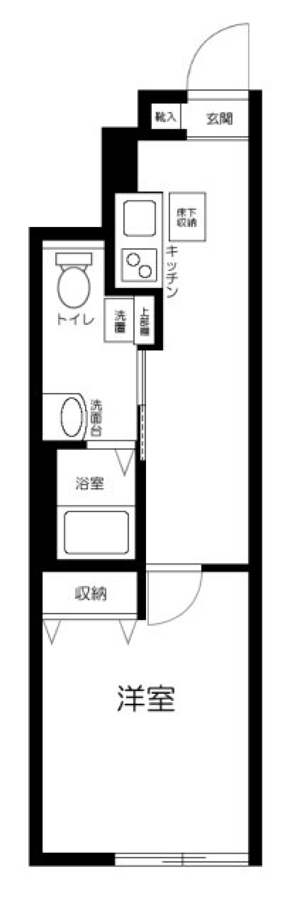ソルナクレイシア巣鴨　101号室の間取り図
