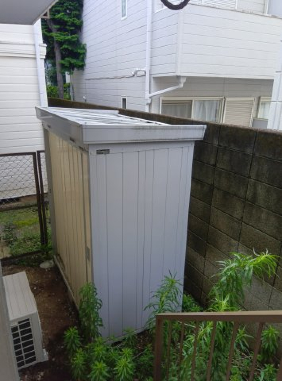 裏庭の物置。 専用使用いただけます。