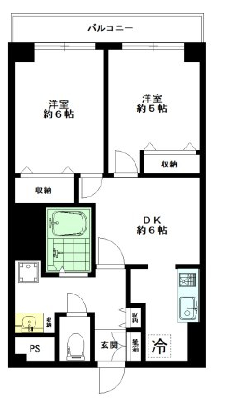 アパルトマンイトウ　住宅　207号室の間取り図