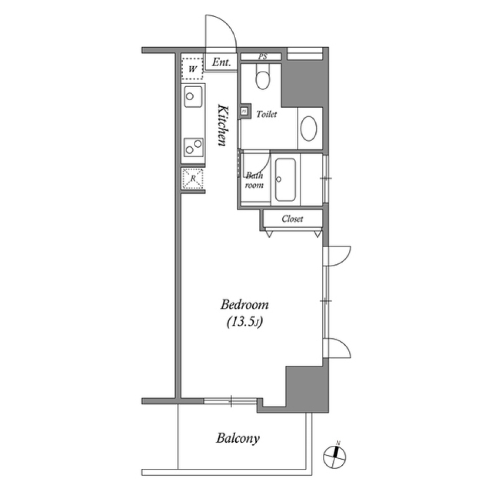 東京タワーのお膝元の間取り図